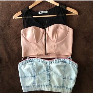 2 Tops Mystic Brand & American outfitters.